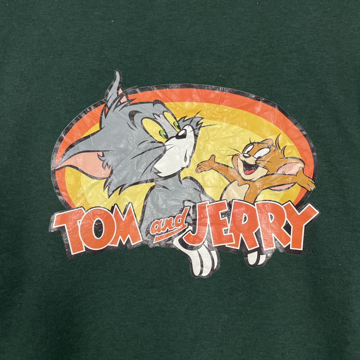Japanese Brand Tom And Jerry Green Sweatshirt Size US L / EU 52-54 / 3 - 10 Thumbnail