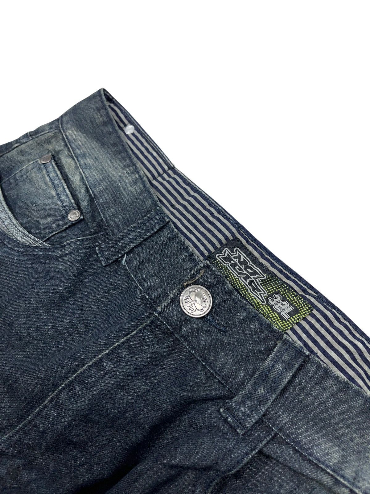 Japanese Brand × No Fear × Vintage Vintage y2k No Fear Washed Cargo Jeans Japanese Style Size US 32 / EU 48 - 6 Thumbnail
