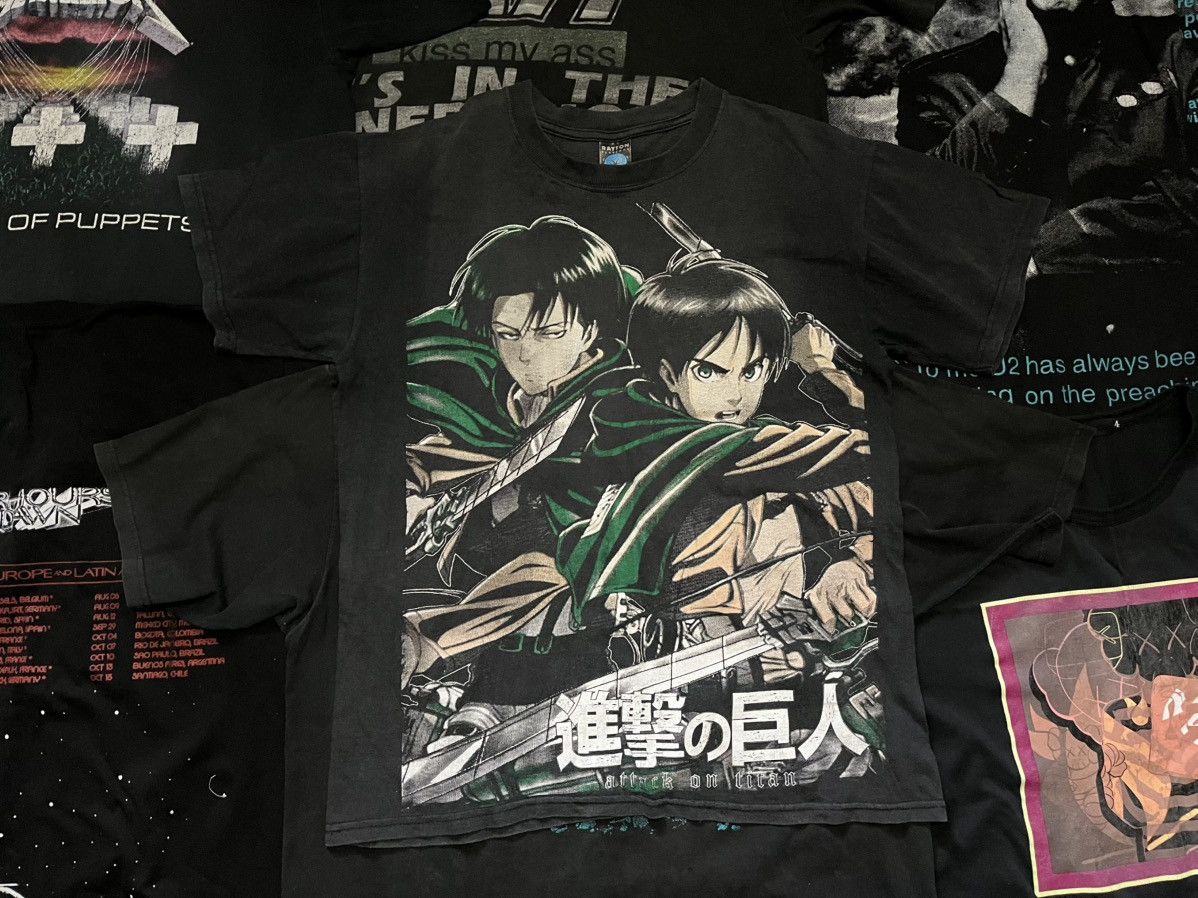 Anime Bootleg Tee Attack of Titan Size US L / EU 52-54 / 3 - 2 Thumbnail