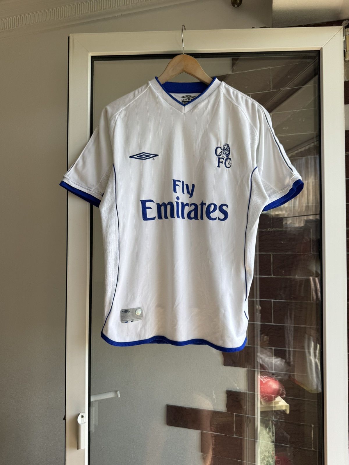 Umbro Vintage Chelsea 2001-2002 Football Shirt Away Jersey Size US S / EU 44-46 / 1 - 2 Thumbnail