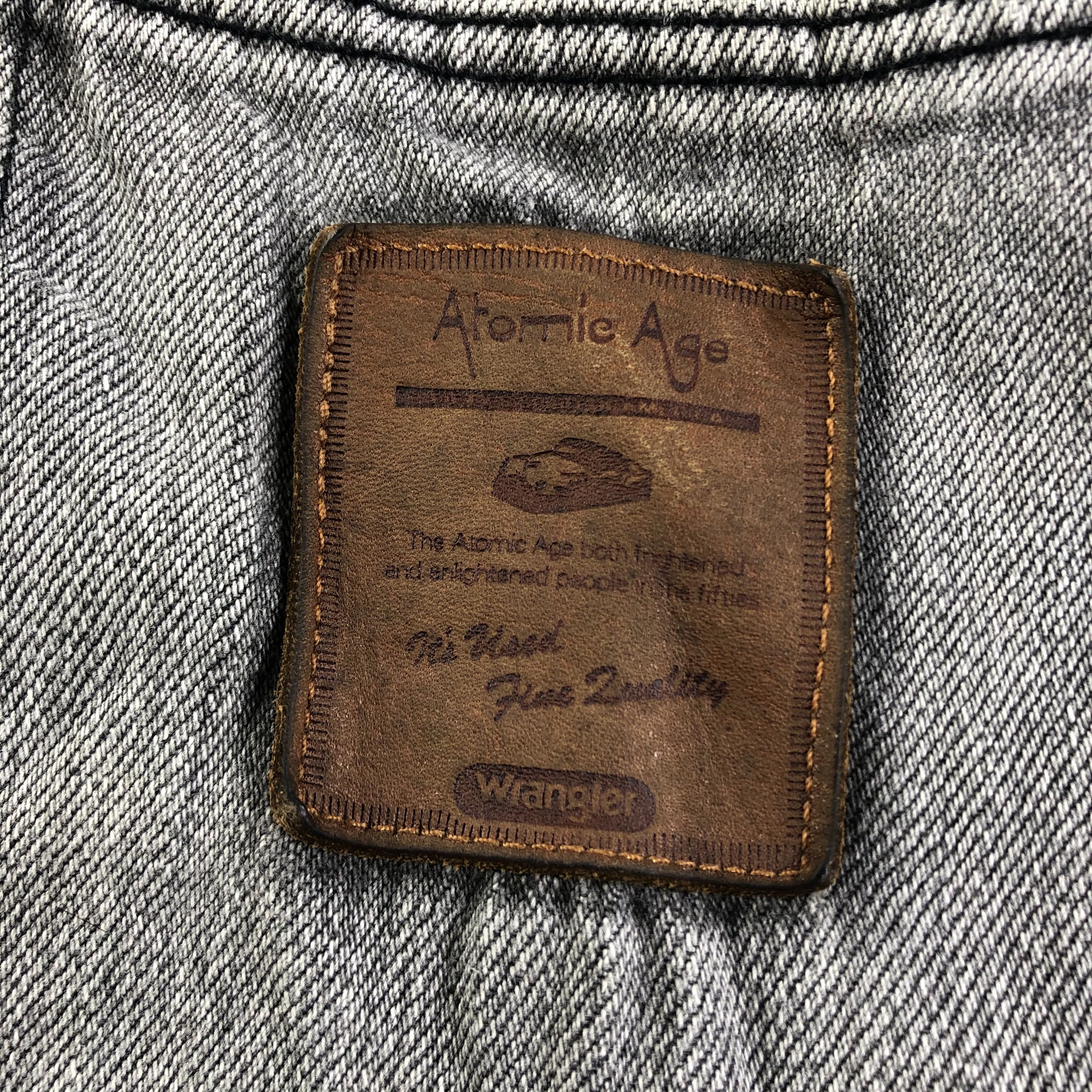 Vintage Vintage Wrangler Jeans Faded Gray Denim KJ1633 Size US 29 - 5 Thumbnail