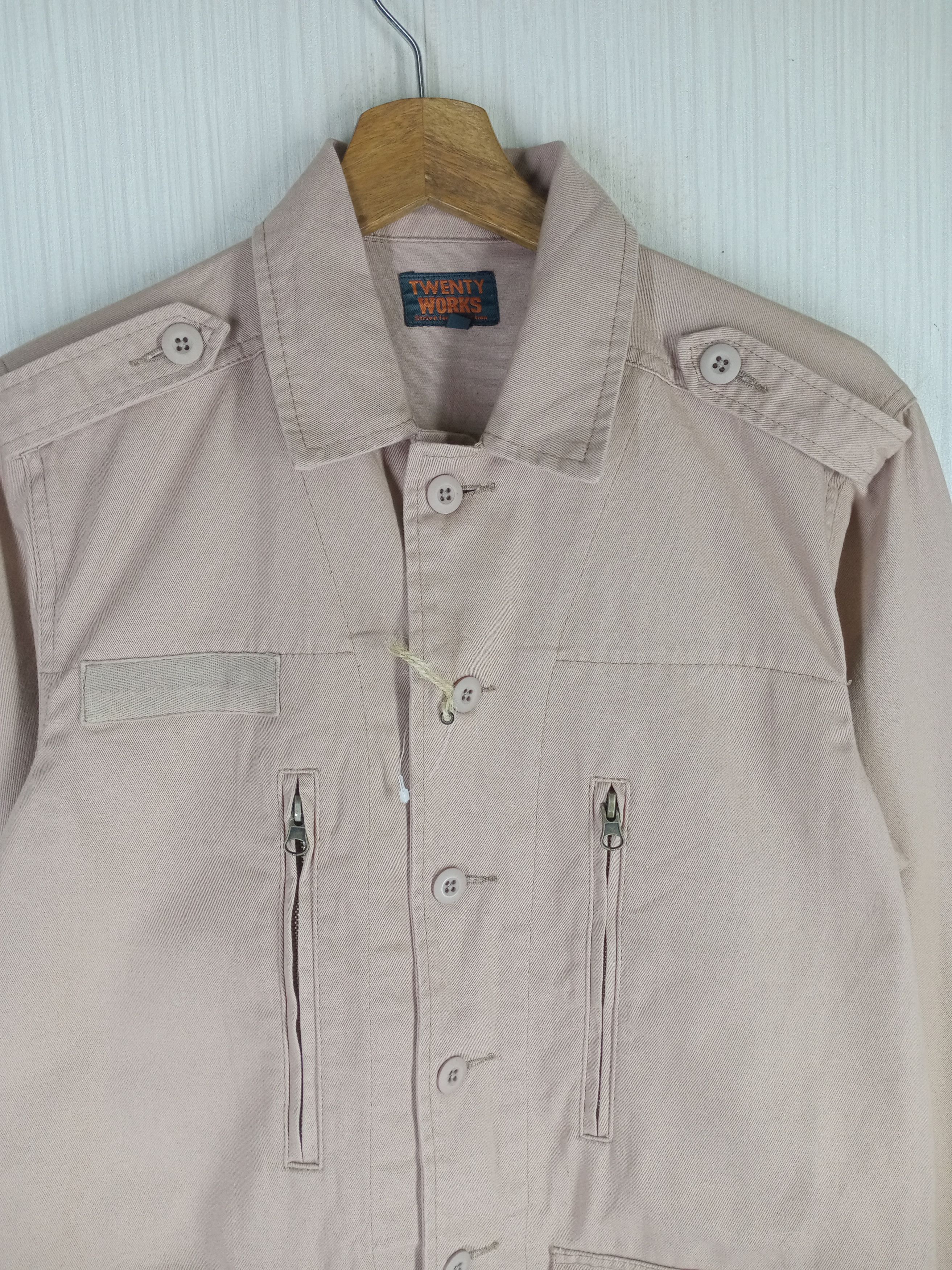 If Six Was Nine Rare Vintage Twenty Works Military Style Jacket Size US M / EU 48-50 / 2 - 2 Thumbnail