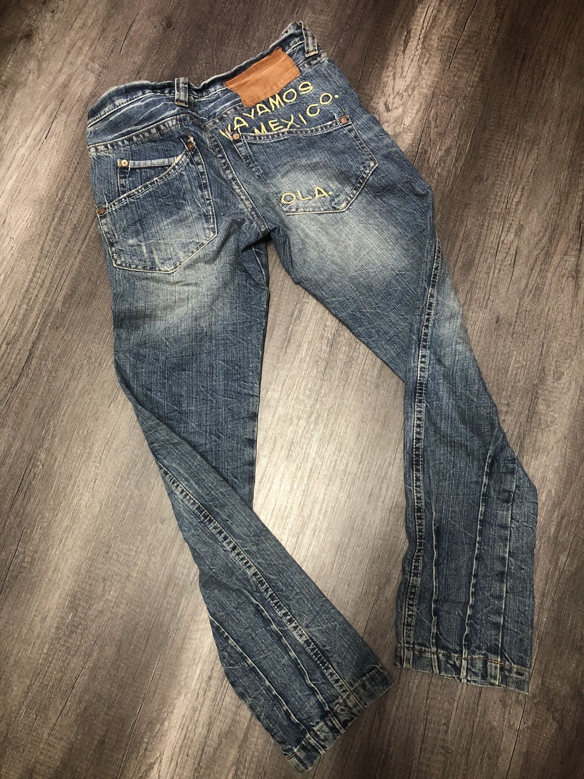 Japanese Brand × Vintage VINTAGE ANTGAUGE VAYAMOS MEXICO JEANS RARE DESIGN (UNISEX) Size US 29 - 1 Thumbnail