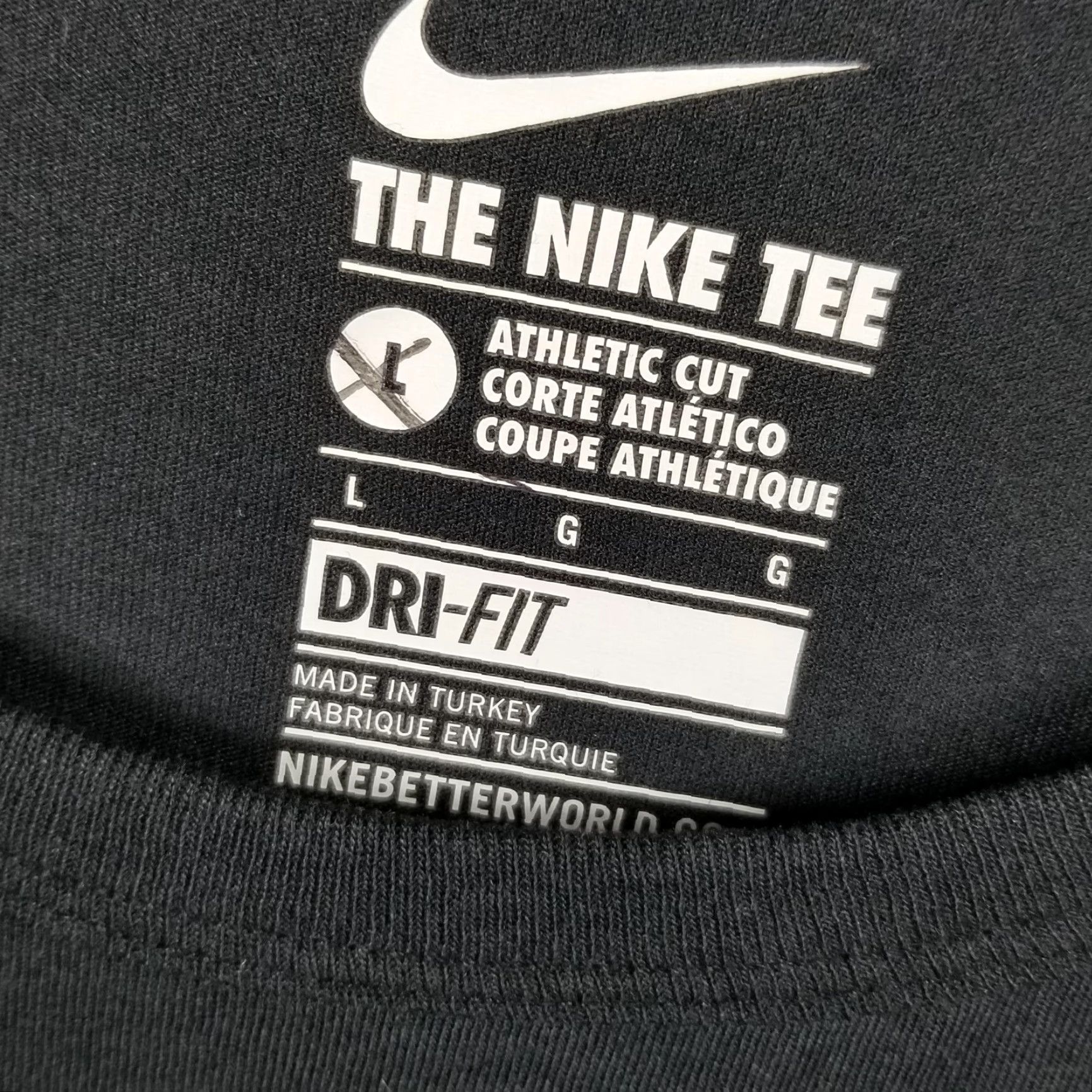 Nike Nike Shirt Mens Large Black Chicago Dri-FIT Athletic Swoosh Leaf Logo 777647-010 Size US L / EU 52-54 / 3 - 3 Thumbnail