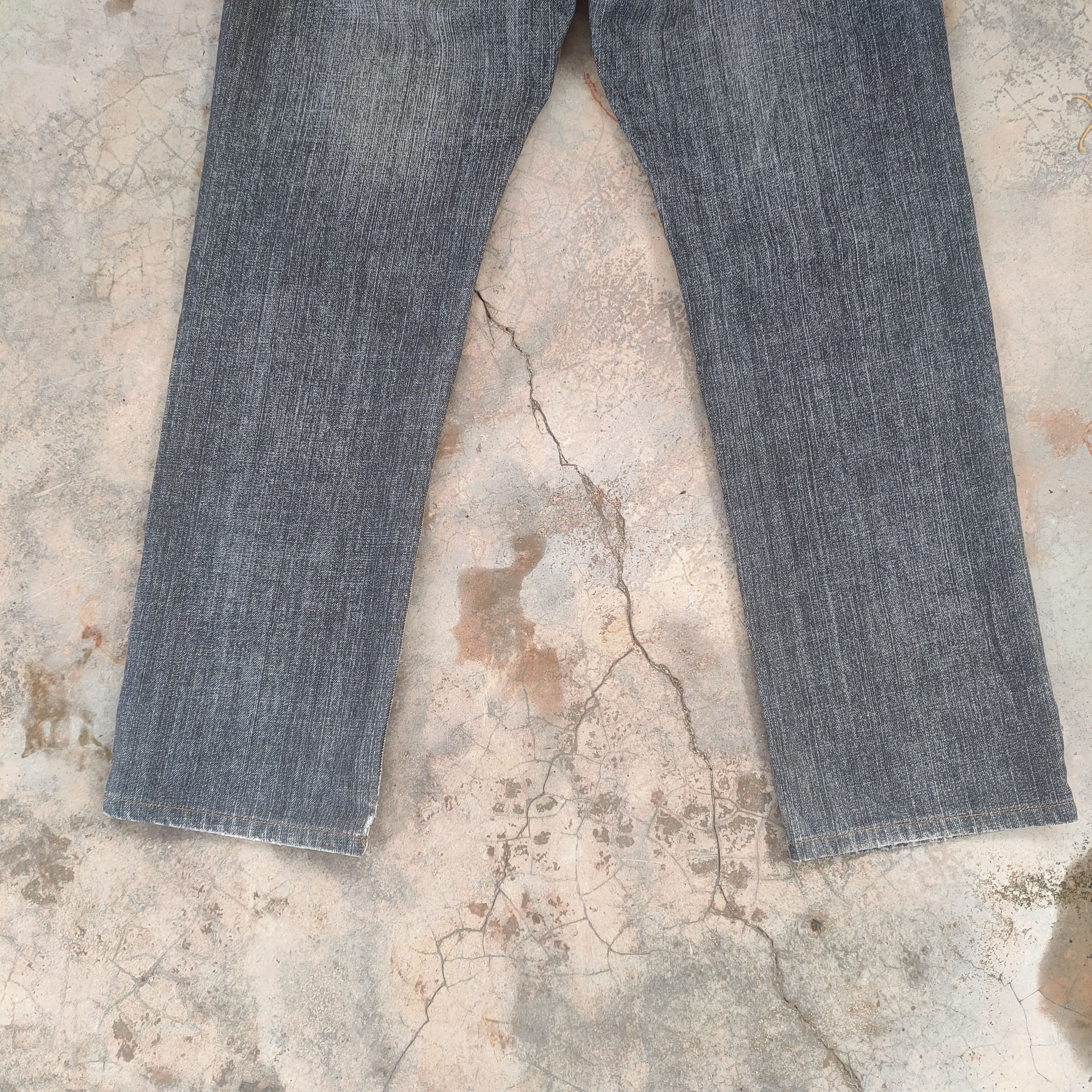 Edwin W33 VINTAGE EDWIN FADED BLACK DISTRESSED JEANS PANTS Size US 33 - 10 Thumbnail
