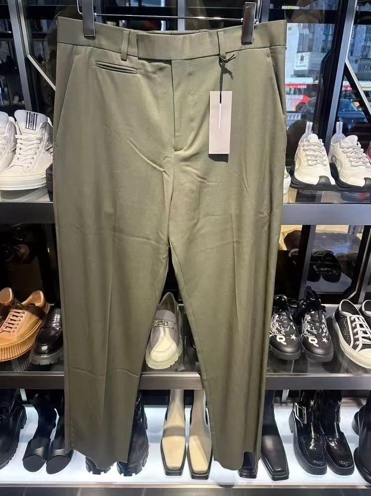 Dior Dior army green wool trousers 2502-Nextarrow Size 46R - 1 Thumbnail