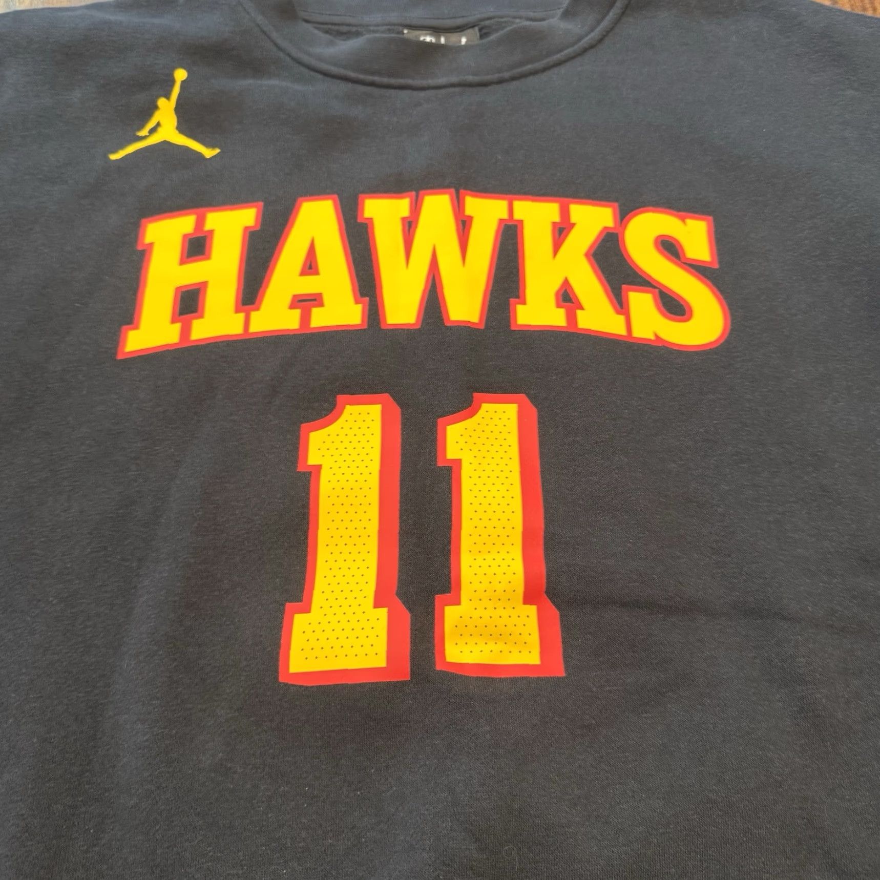 Jordan Brand Jordan Brand Trey Young Atlanta Hawks Sweatshirt Large Statement Name Number Size US L / EU 52-54 / 3 - 2 Thumbnail
