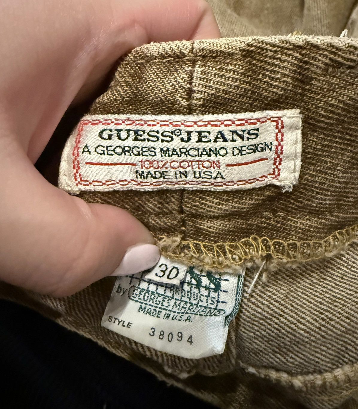 Guess vintage guess jeans Size US 30 / EU 46 - 3 Thumbnail
