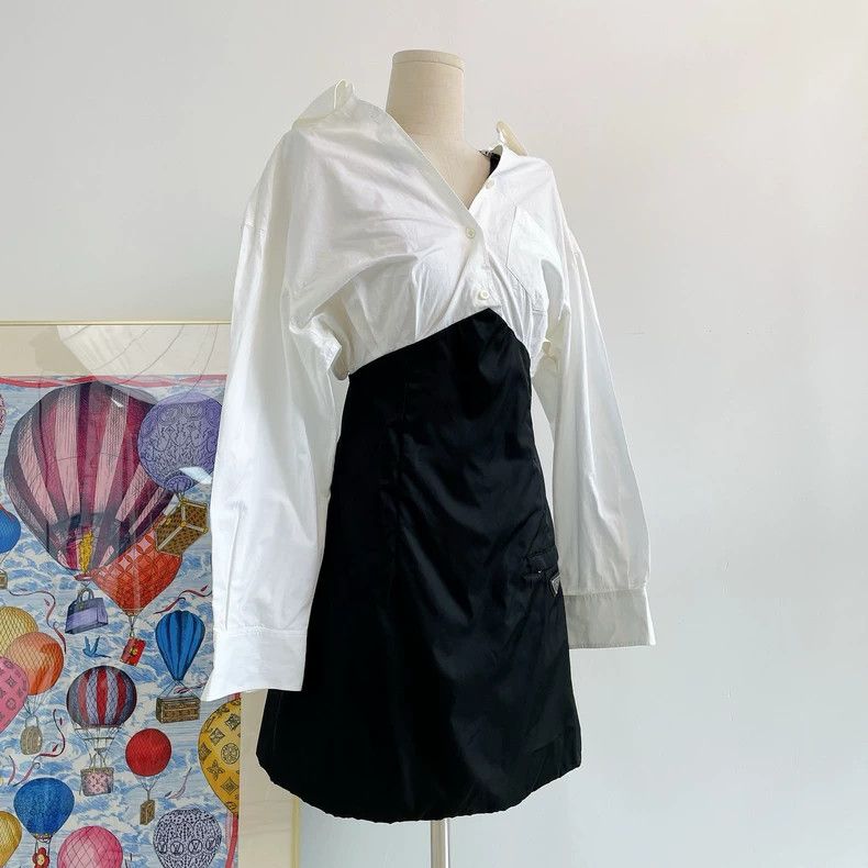 Prada Prada Nylon dress Size XS / US 0-2 / IT 36-38 - 3 Thumbnail
