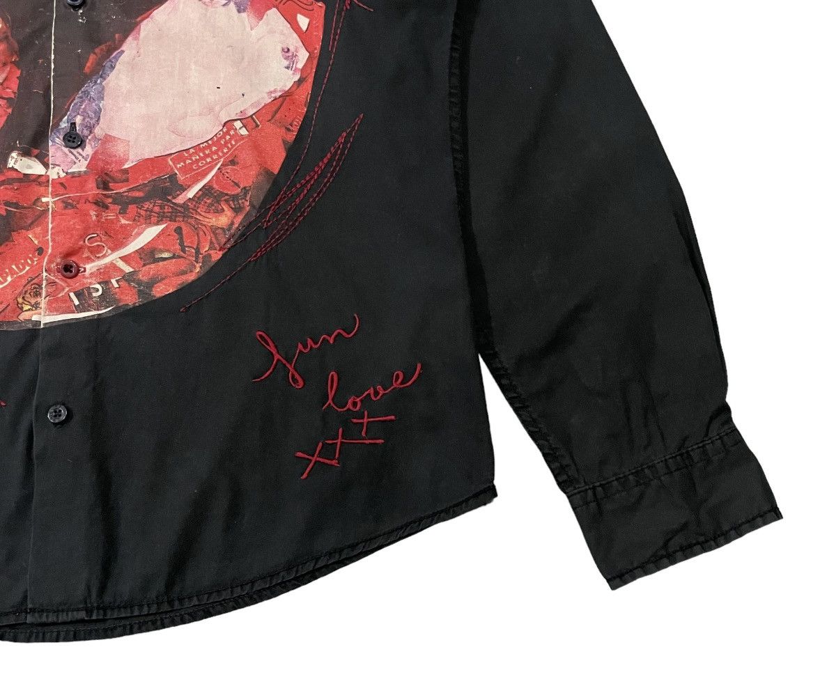 Le Grande Bleu (L.G.B.) Vintage Desigual “La Vida Es Chula” Slimfit Long Sleve Shirt Size US M / EU 48-50 / 2 - 3 Thumbnail