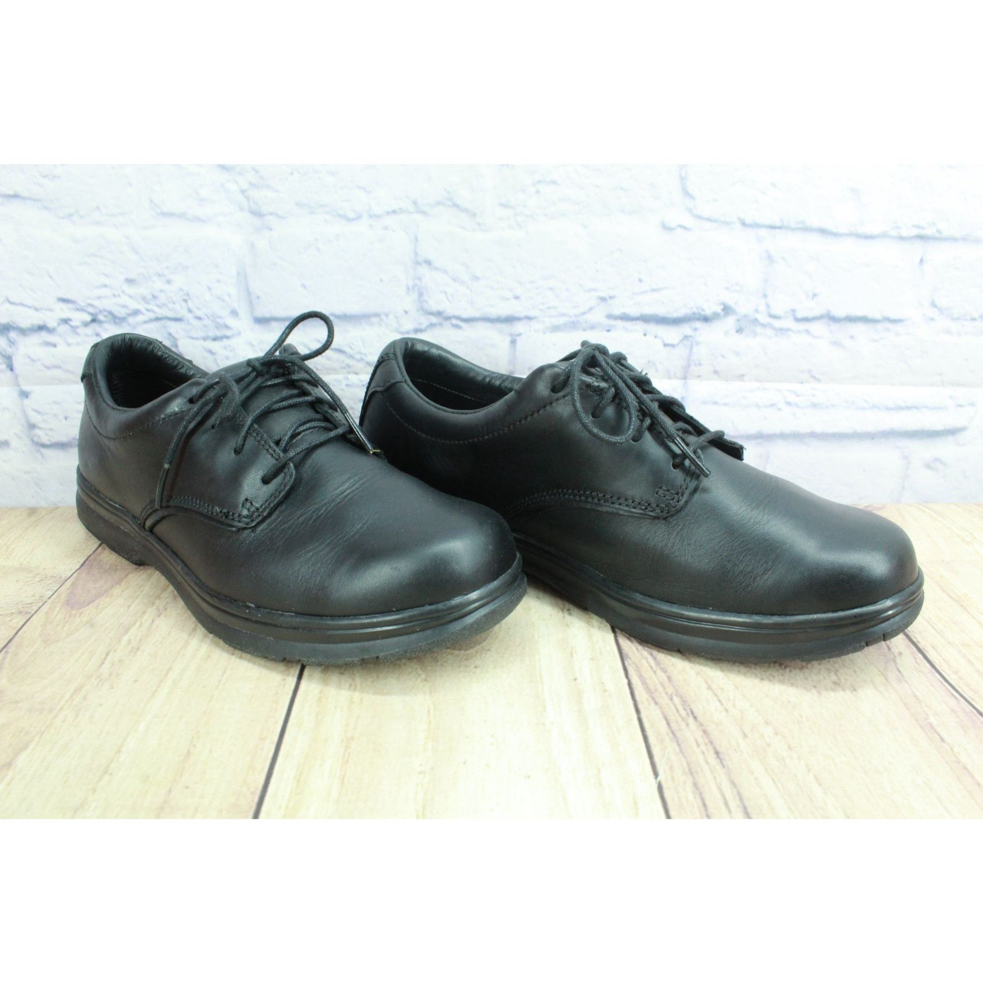 L.L. Bean LL Bean Men’s Black Leather Lace Up Casual Oxford Shoes Size US 8.5 / EU 41-42 - 3 Thumbnail