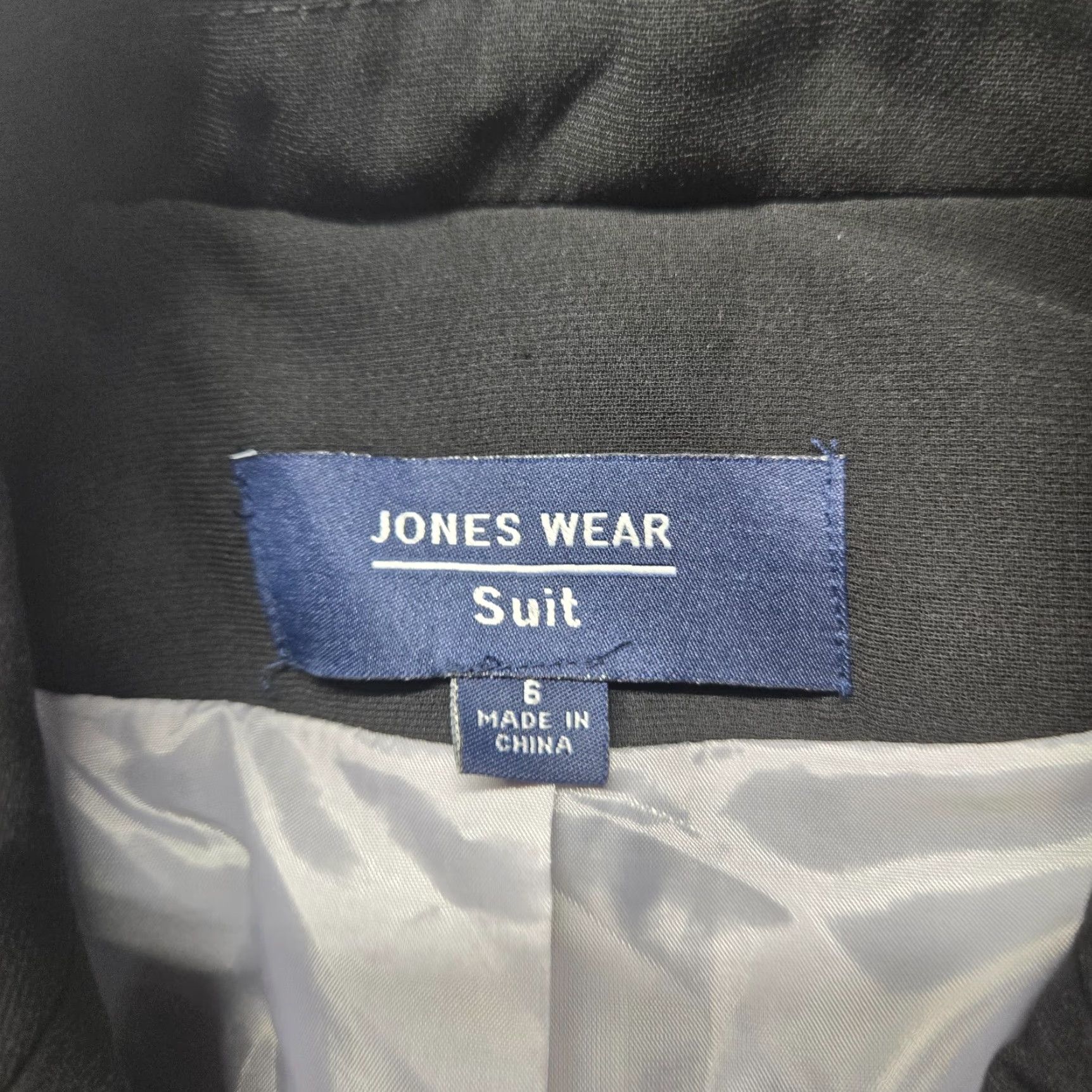Vintage VINTAGE Jones Wear Blazer Shirt Adult Women Black Regular Size 6 Single-Breasted Stretch Jacket Women Black 6 Size M / US 6-8 / IT 42-44 - 3 Thumbnail