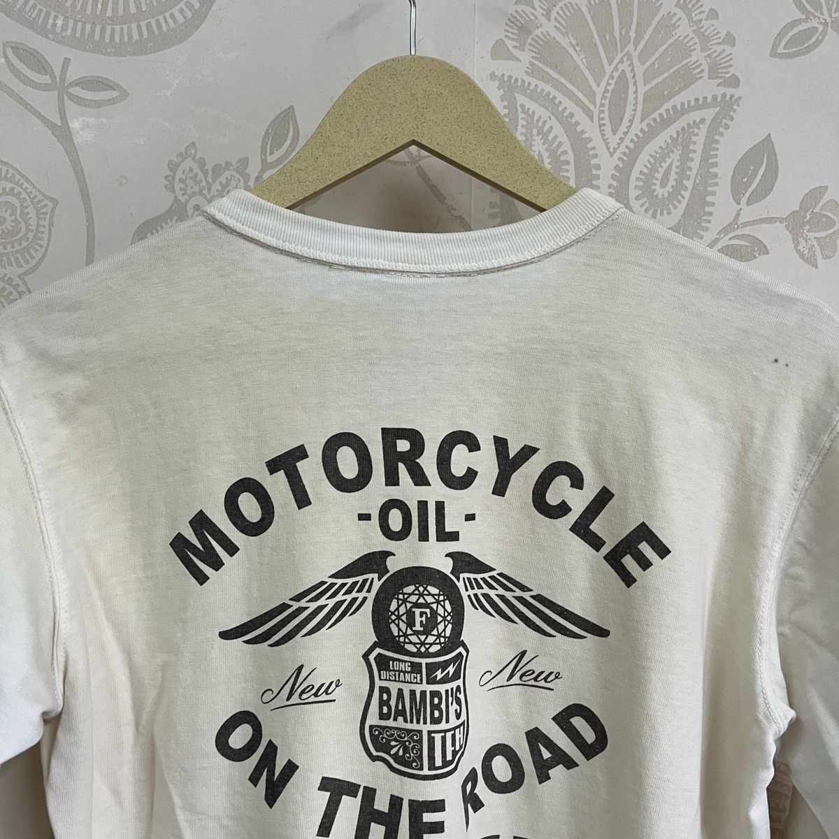 The Flat Head × Vintage Vintage 80s The Flat Head Motorcycle TShirt Size US S / EU 44-46 / 1 - 18 Thumbnail