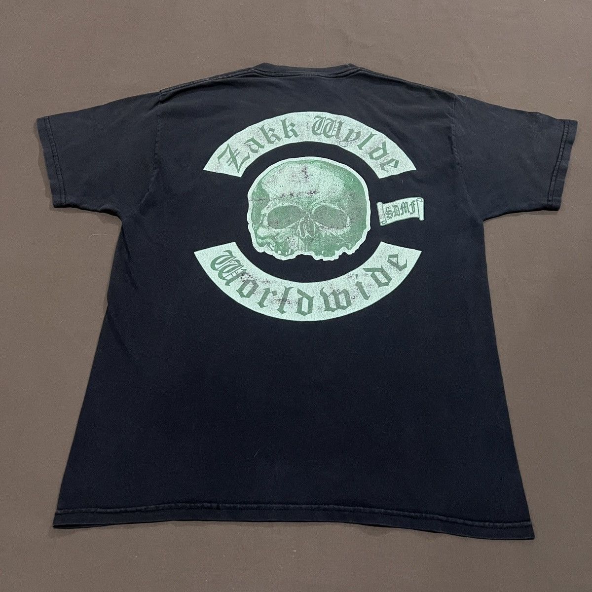 Band Tees Vintage Y2K Zakk Wylde Tee Faded Thrashed Heavy metal Size US L / EU 52-54 / 3 - 7 Thumbnail