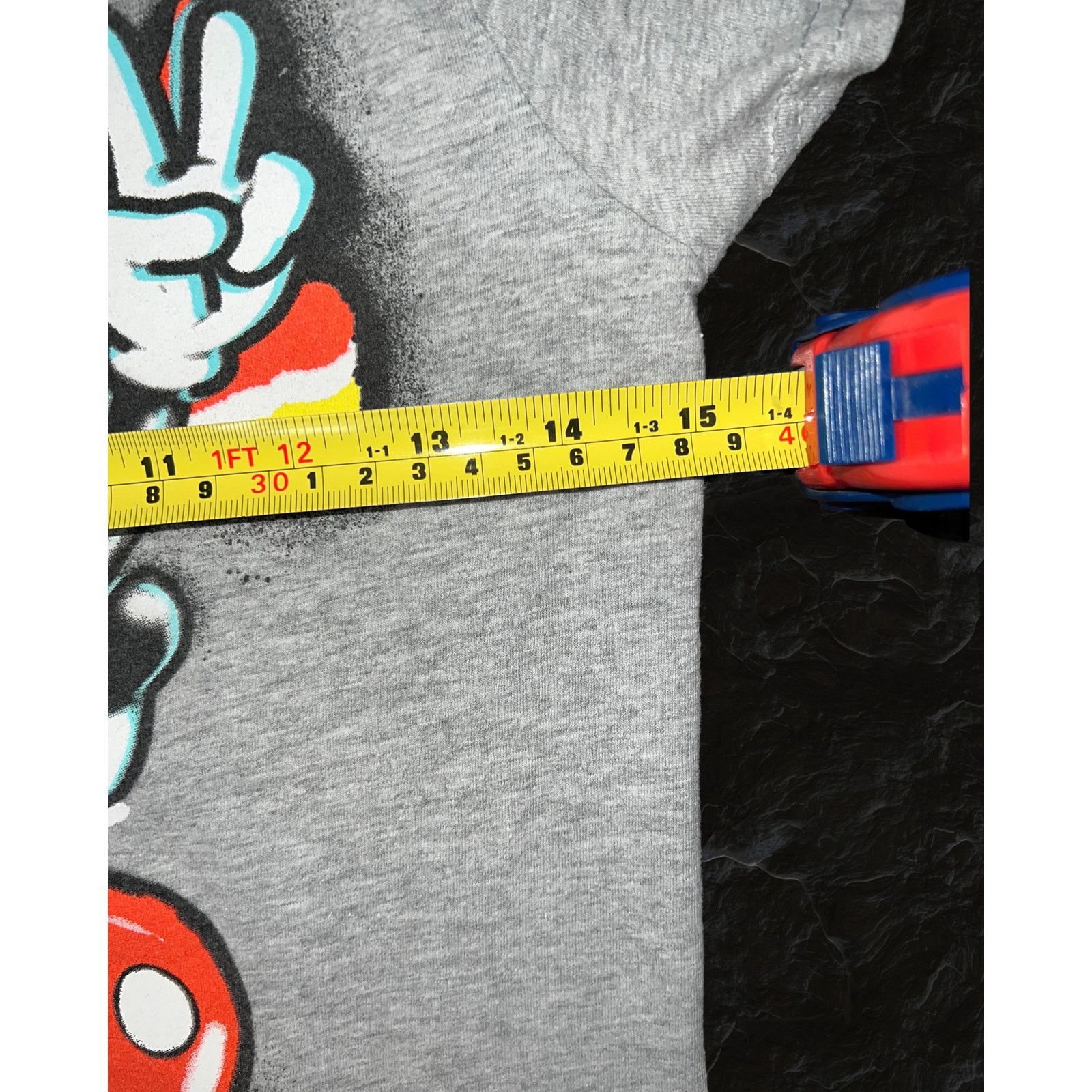 Disney Mickey Mouse Cool Peace Sign Disney Children's T-Shirt Small Size S / US 4 / IT 40 - 6 Thumbnail