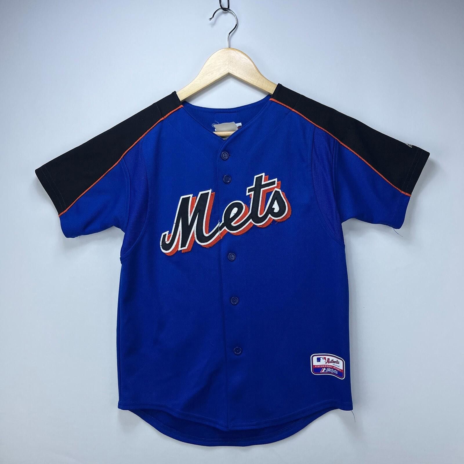 Majestic Vintage Majestic New York Mets Baseball Jersey Youth Medium Size ONE SIZE - 1 Thumbnail