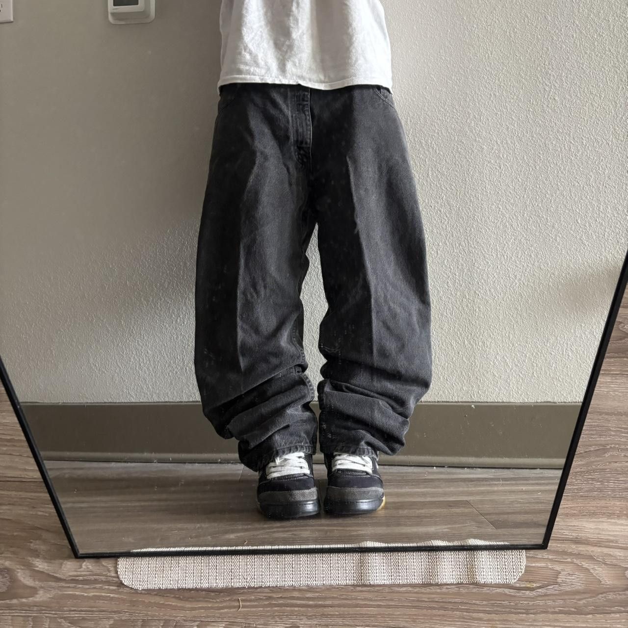 Japanese Brand Crazy Vintage Y2K/2000s Black Grunge Skater Essential Denim Jeans! 36x31 Size US 36 / EU 52 - 1 Thumbnail