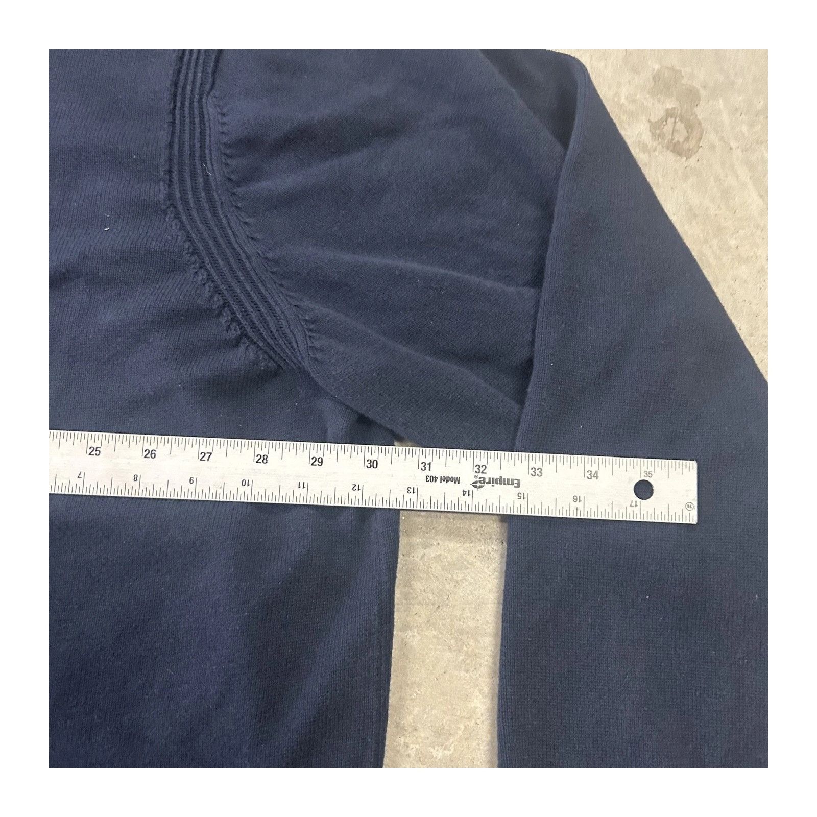 Tommy Hilfiger Tommy Hilfiger Men's Navy Ribbed Detail Crewneck Sweater w/ Size US XXL / EU 58 / 5 - 6 Thumbnail