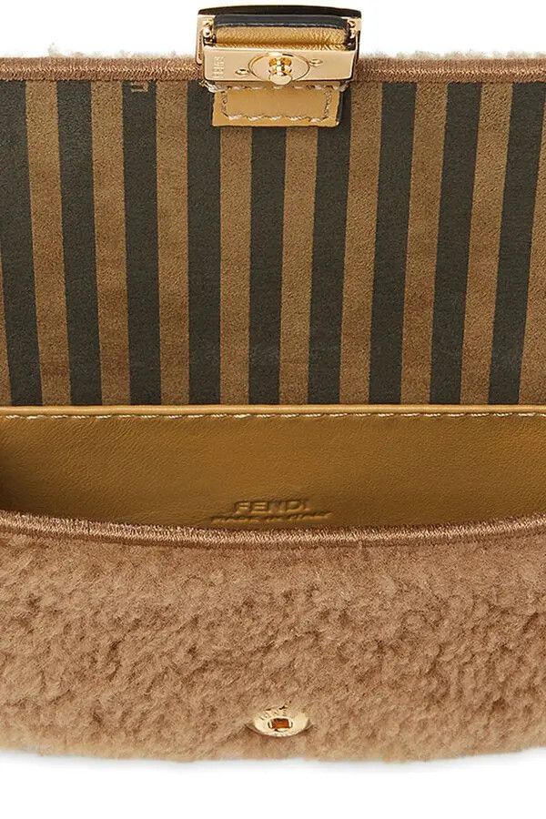 Fendi o1loc1c0824 Size: OS / Nano Baguette Charm in Beige Size ONE SIZE - 4 Thumbnail