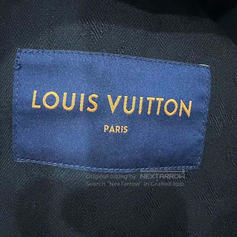Louis Vuitton Louis Vuitton Black dark full print denim jacket Size US L / EU 52-54 / 3 - 5 Thumbnail