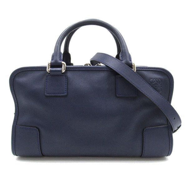 image of Loewe Leather Amazona 28 in Blue, Women's