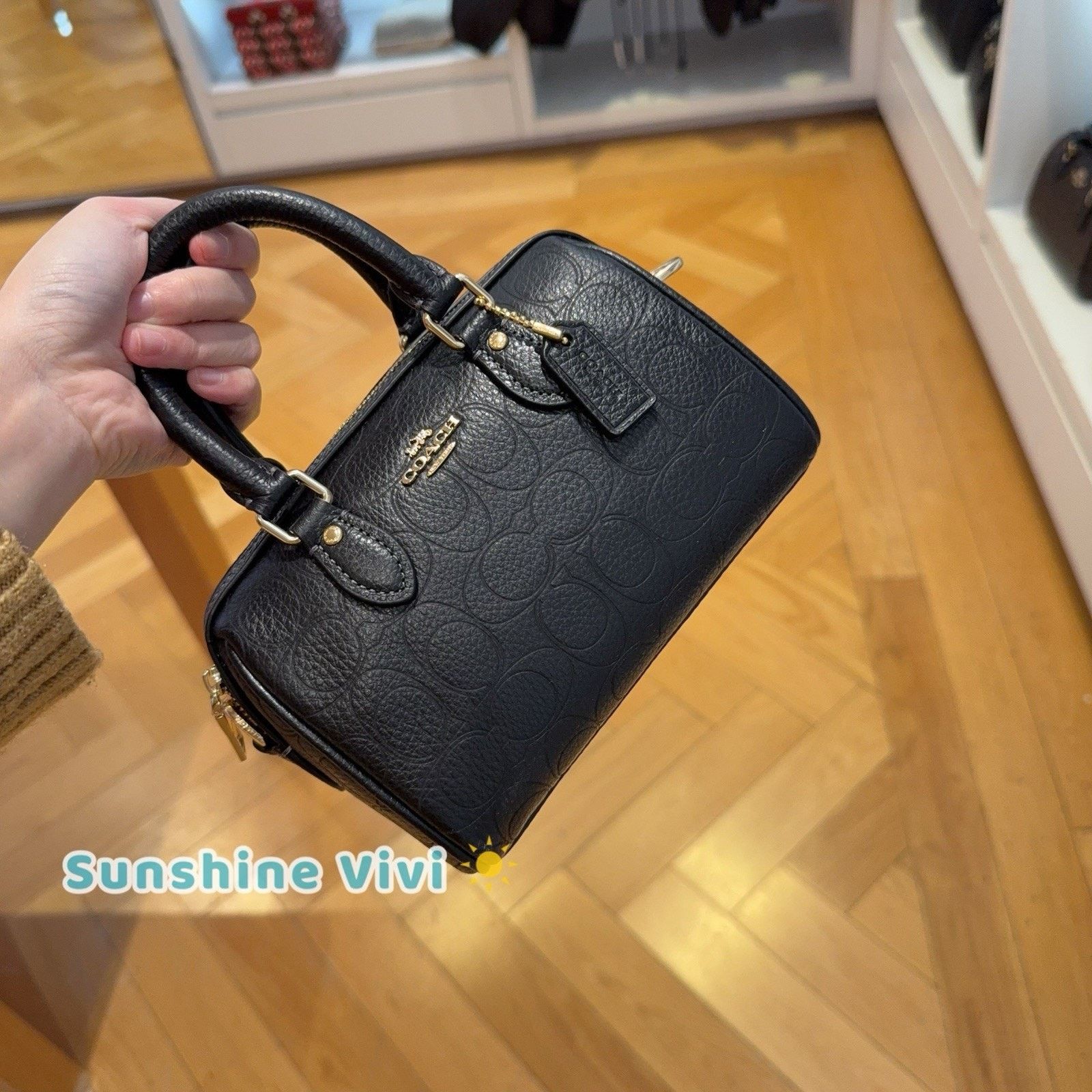 Coach NWT Coach Mini Rowan Crossbody Bag CCF28 leather/Black Size ONE SIZE - 1 Thumbnail