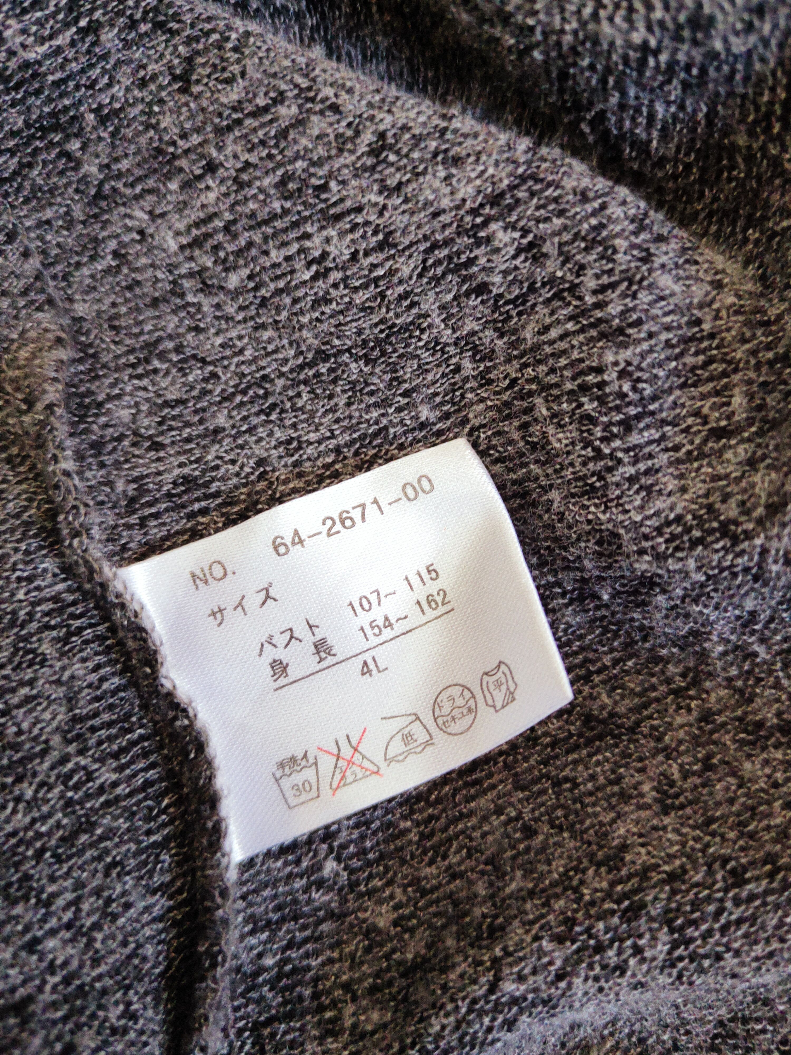 Homespun Knitwear × Japanese Brand Begha Dark Gray Knitwear Cardigan #W886 Size US M / EU 48-50 / 2 - 10 Thumbnail