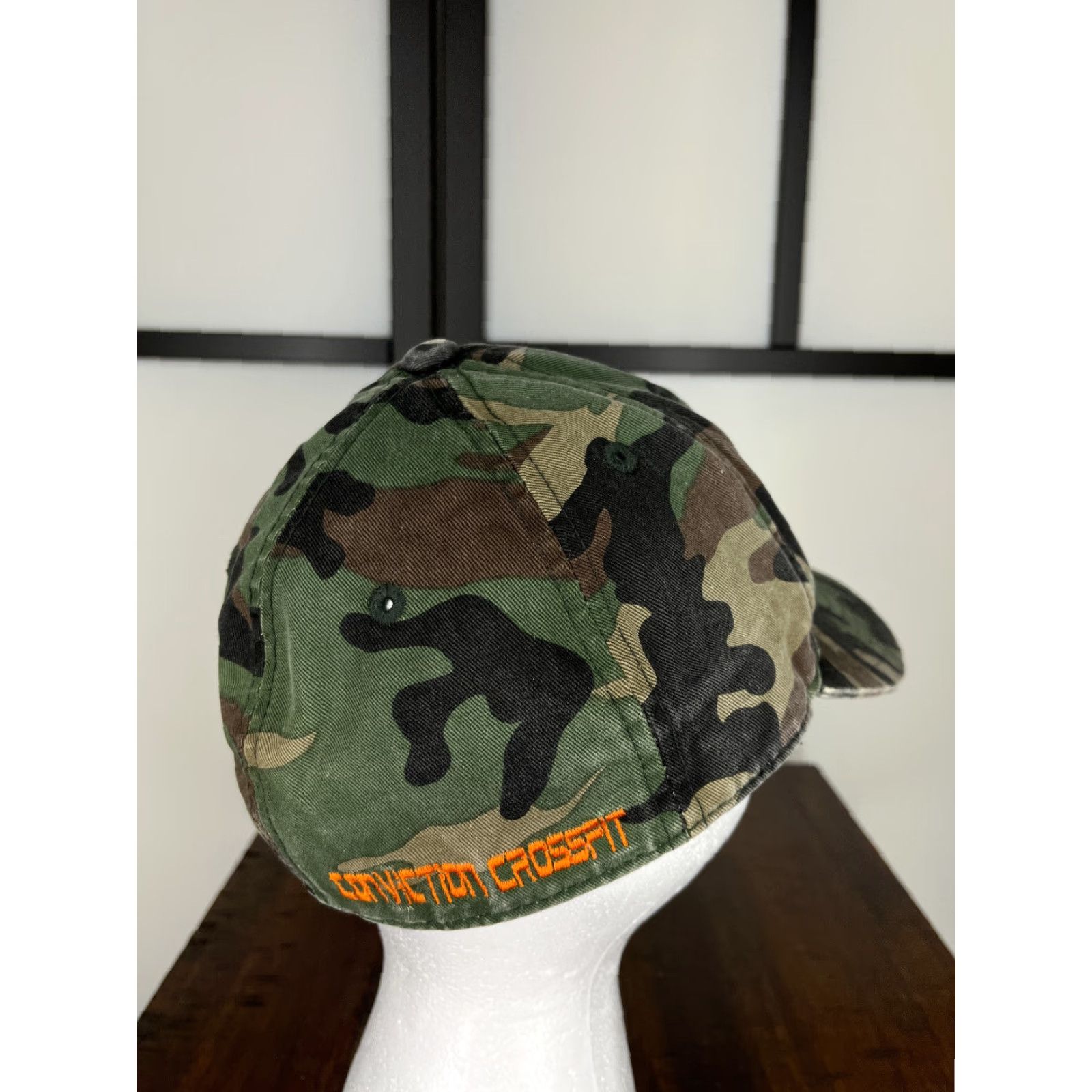 Lids LIDS Conviction Hat Cap Fitted Adult 7 1/8 Green Camo 100% Cotton Twill Baseball Cap Men Mens Size ONE SIZE - 7 Thumbnail