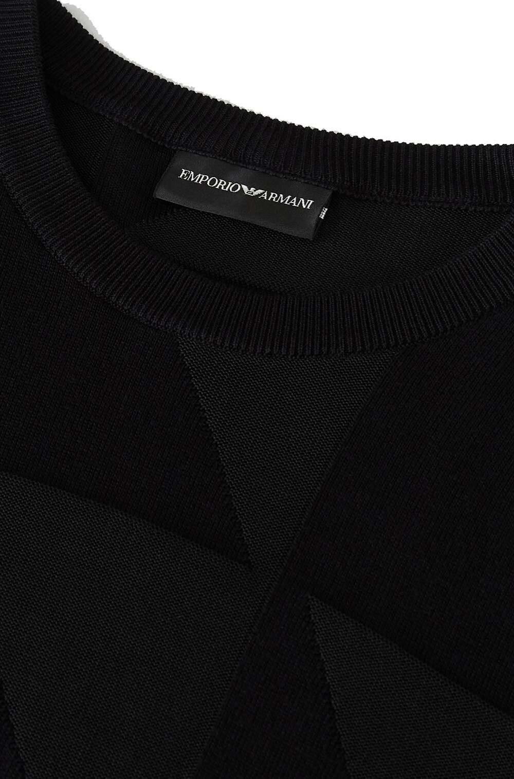 Emporio Armani Emporio Armani Patterned Triangle Light Knit Size US M / EU 48-50 / 2 - 2 Thumbnail
