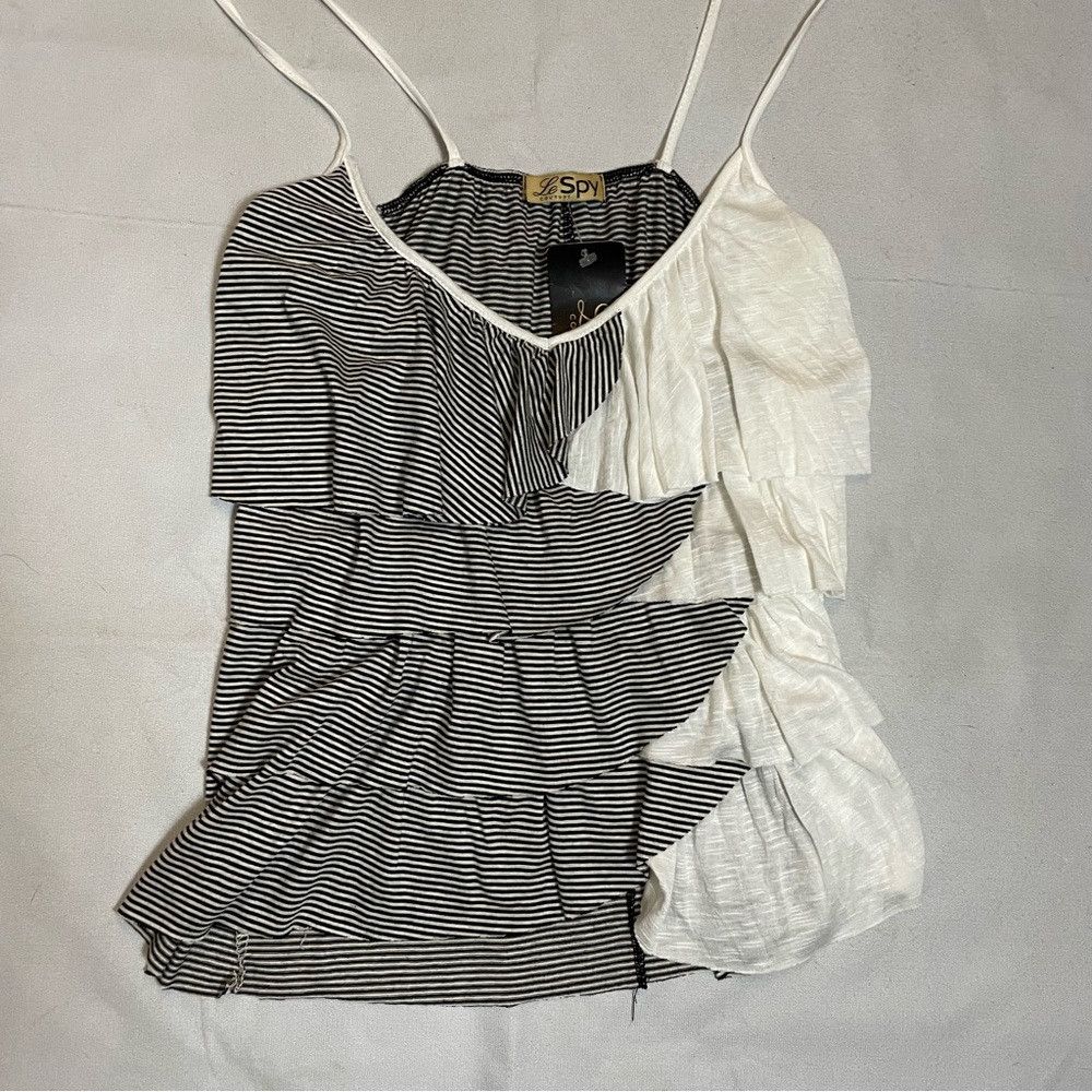 Other NWT New LeSpy Couture Ruffle Tank Top Size S Size S / US 4 / IT 40 - 5 Thumbnail