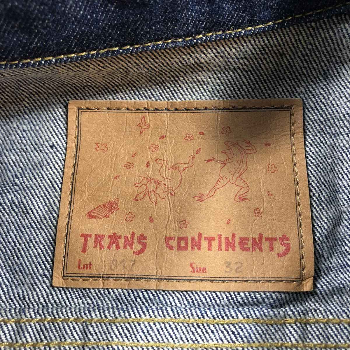 Japanese Brand Trans Continents Work Denim Jacket Size US S / EU 44-46 / 1 - 5 Thumbnail
