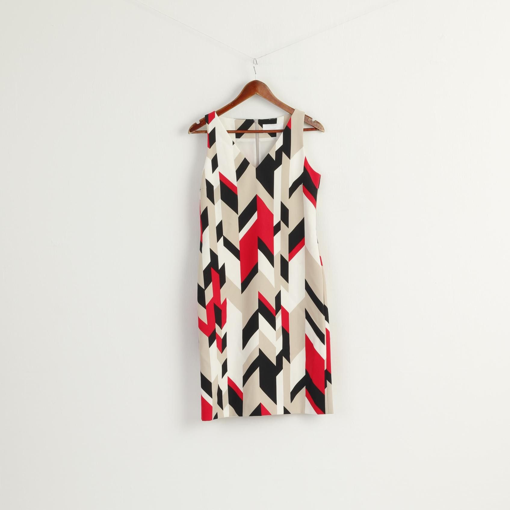 Hugo Boss Hugo Boss Women 36 8 S/M Dress Beige Sleeveless Pencil 1370 Size S / US 4 / IT 40 - 2 Thumbnail