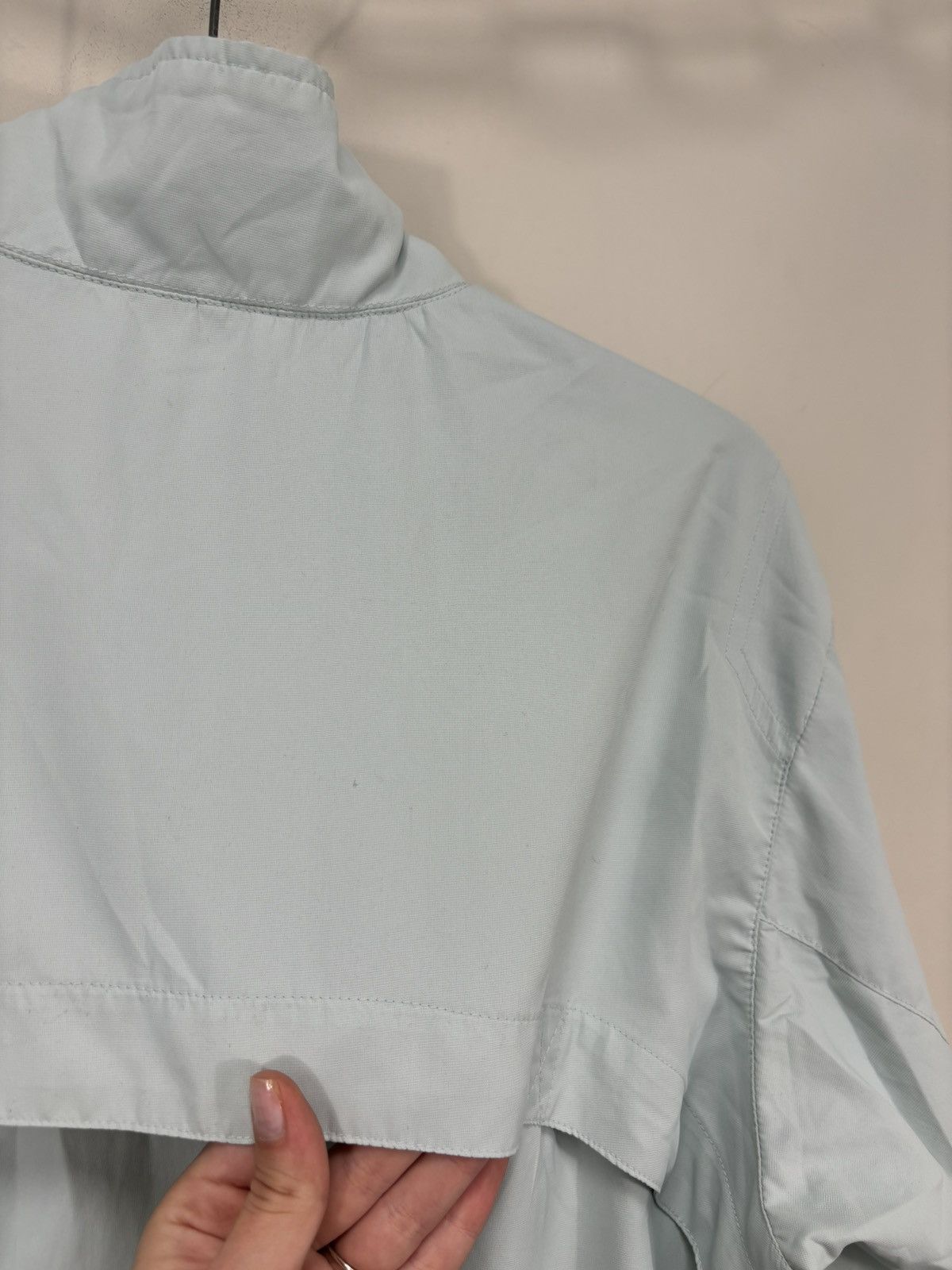 Nike Vintage Nike Y2K Turquoise Retro Hype Nylon Track Jacket Size US XL / EU 56 / 4 - 24 Thumbnail