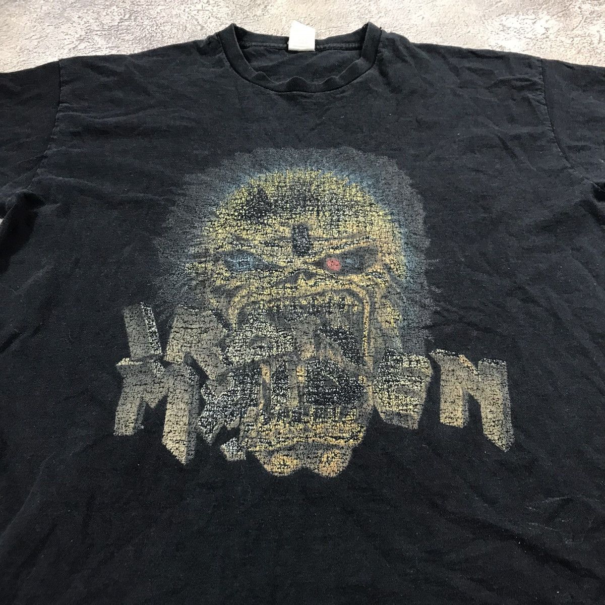 Vintage Vintage 90s Sun Faded Graphic Tee Dark Horror Grunge Slim XL Size US XL / EU 56 / 4 - 2 Thumbnail