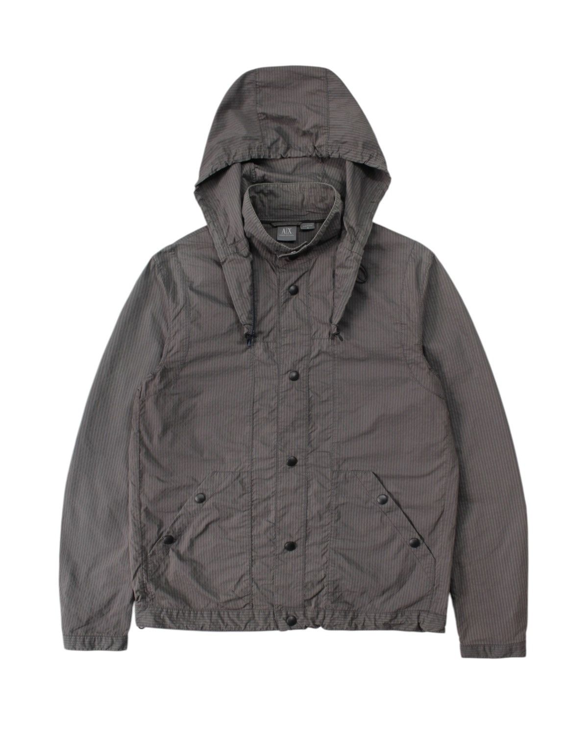Armani 2000S ARMANI EXCHANGE HOODED BUTTON UP JACKET Size US M / EU 48-50 / 2 - 1 Thumbnail