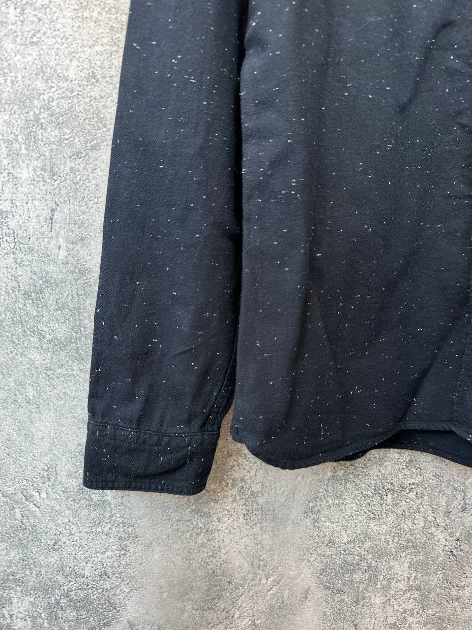 Allsaints ALLSAINTS Torrey Shirt Flannel Long Sleeve Black Button Up Size US M / EU 48-50 / 2 - 7 Thumbnail
