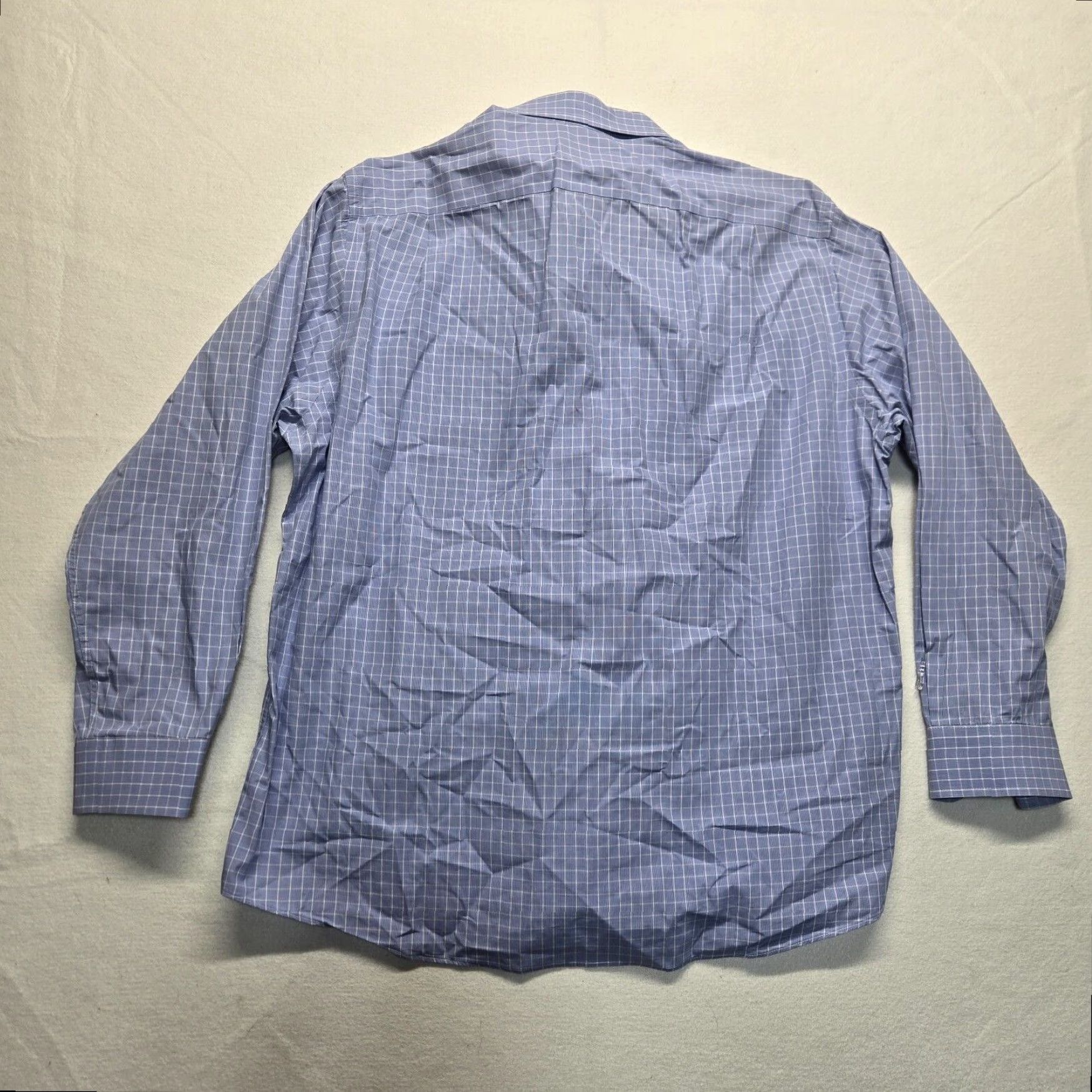 Club Room Club Room Mens Blue Long Sleeve Button Up Shirt 100% Cotton XL Extra Large Size US XL / EU 56 / 4 - 7 Thumbnail
