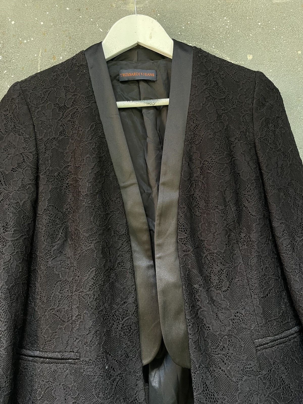 Trussardi Trussardi Blazer Jacket Black Polyester Blend Size M / US 6-8 / IT 42-44 - 4 Thumbnail
