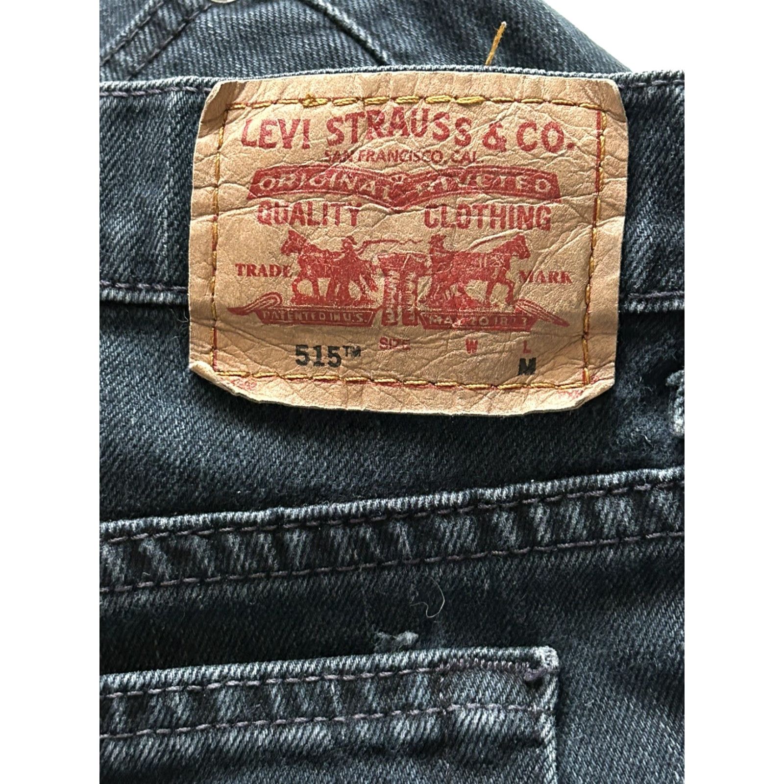 Levi's Levis 515 Womens Nouveau Blue Boot Cut Mid Rise Jeans sz 14 M Size 36" / US 14 / IT 50 - 8 Thumbnail