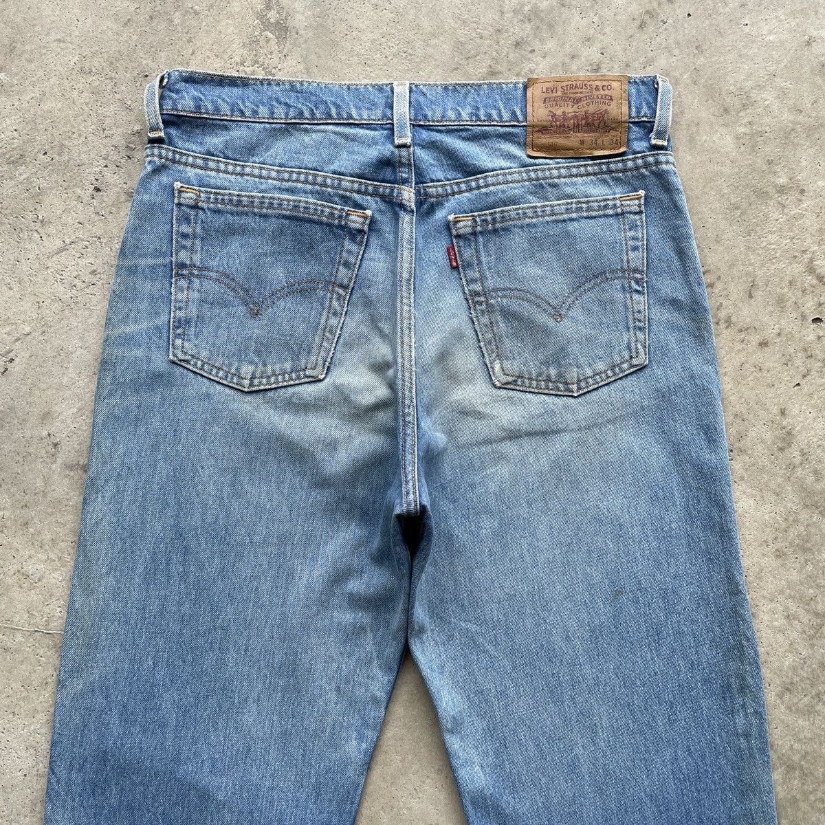 Jean Vintage Levi’s 510 USA Distressed Faded Jeans Pants Denim Size US 33 - 11 Thumbnail