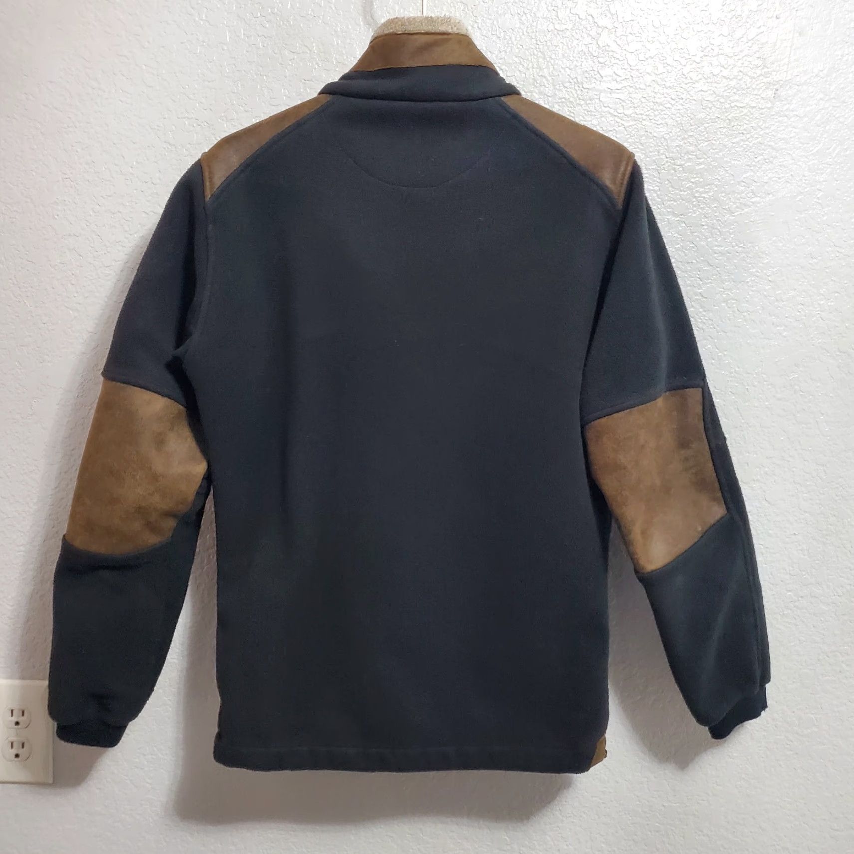 Vintage Kuhl Jacket Men S Alpenwurx Brown Black Fleece Full Zip Elbow Patches Outdoor Size US S / EU 44-46 / 1 - 2 Thumbnail