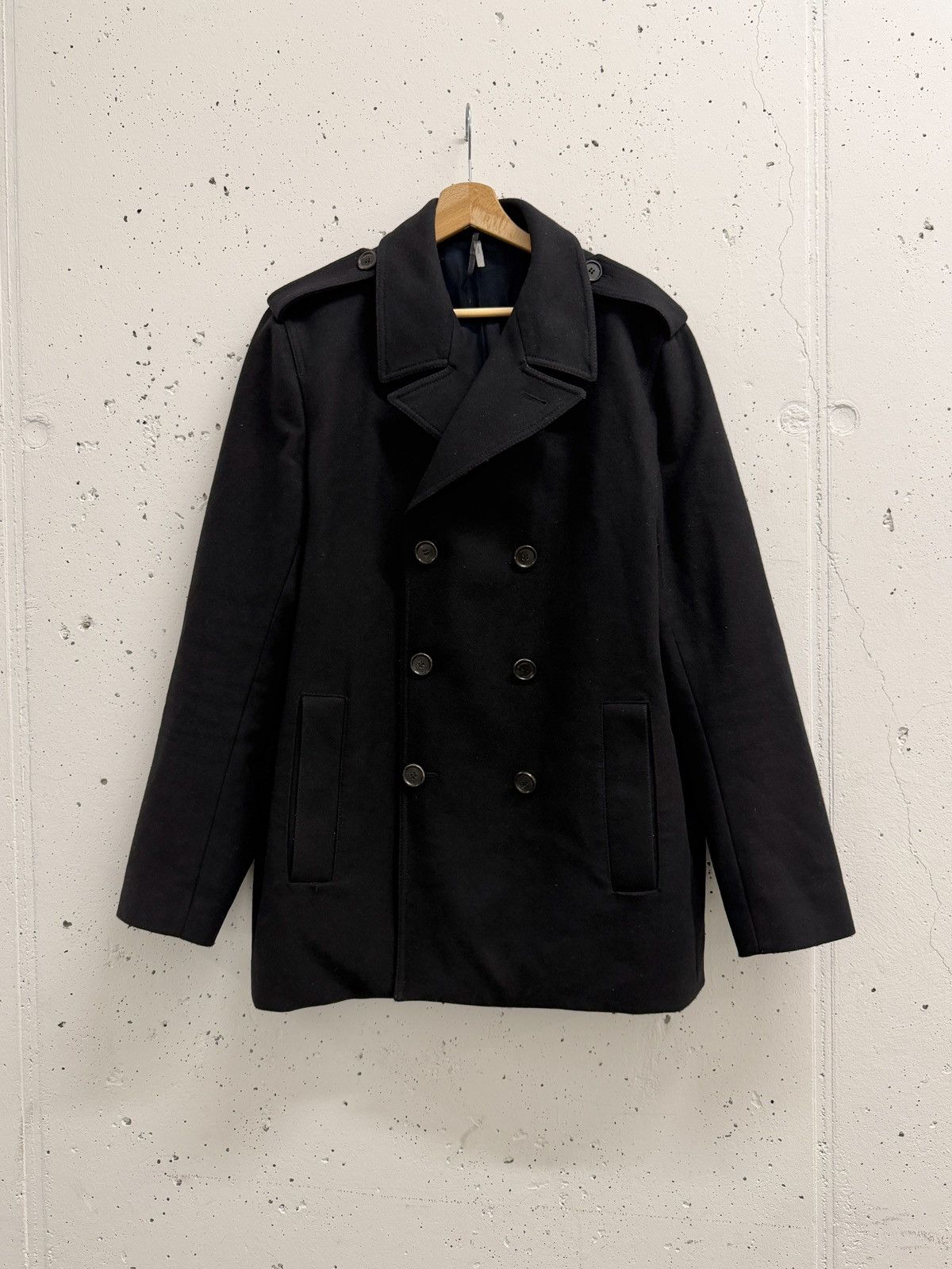 Dior Dior Homme Wool Double Breasted Peacoat Size US XL / EU 56 / 4 - 1 Thumbnail