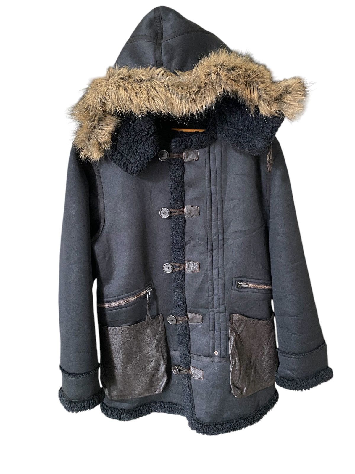 If Six Was Nine × Japanese Brand GUMU INTL US Air Force JKT Type B-7 Flight Jacket HOODIE Size US M / EU 48-50 / 2 - 2 Thumbnail