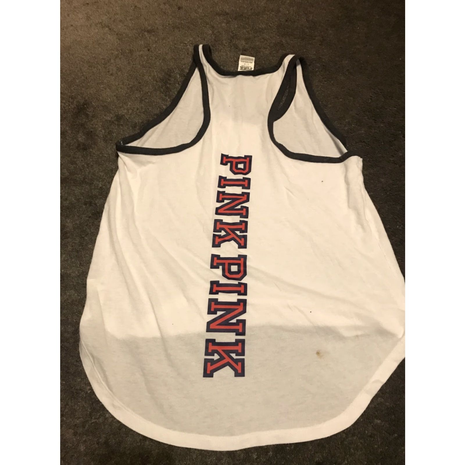 Victoria's Secret Victoria's Secret PINK Tank White Womens L Adult Regular Size Tank Top Colorful Theme Size L / US 10 / IT 46 - 4 Thumbnail