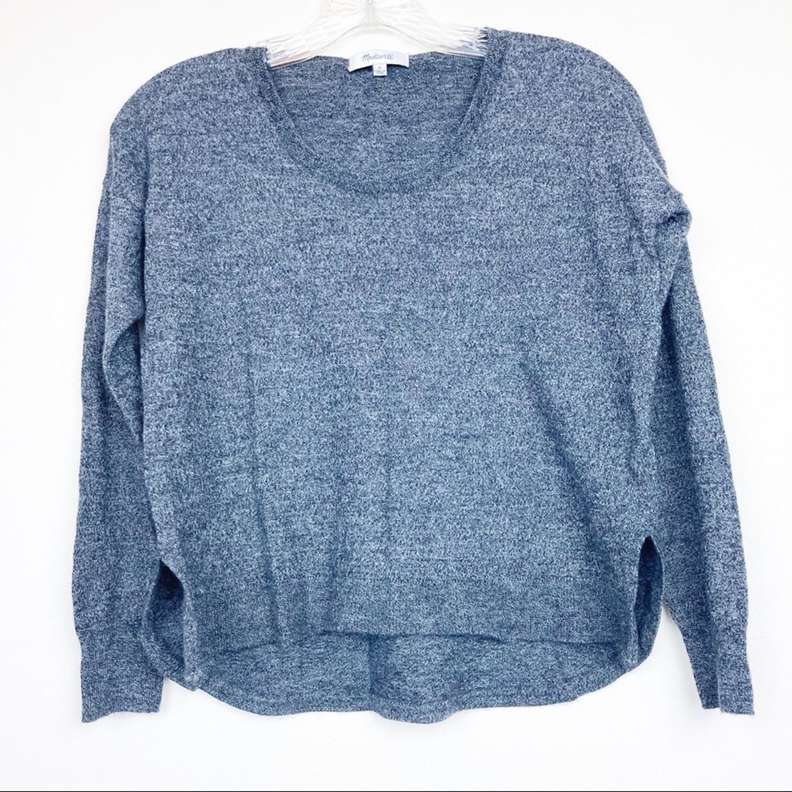 Madewell Madewell Crewneck Gray Merino Wool Sweater Size S / US 4 / IT 40 - 1 Thumbnail