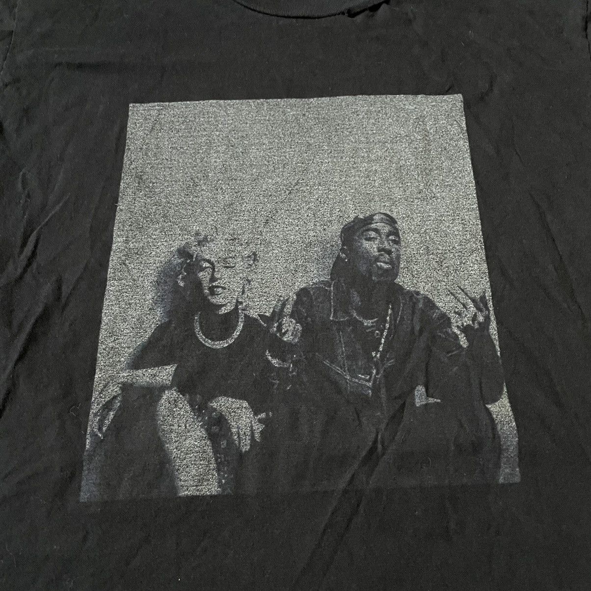 Band Tees Vintage Y2K 2PAC MARILYN MONROE FACE Psycho SKELETON 90S Size US M / EU 48-50 / 2 - 4 Thumbnail