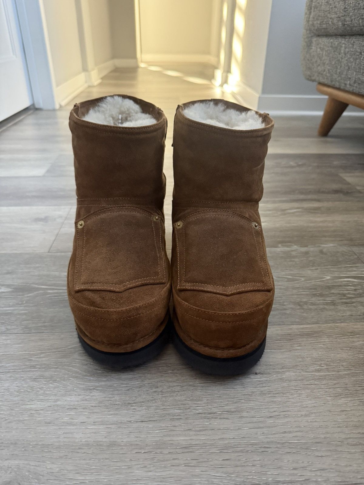 Acne Studios Shearling Ugg Boots