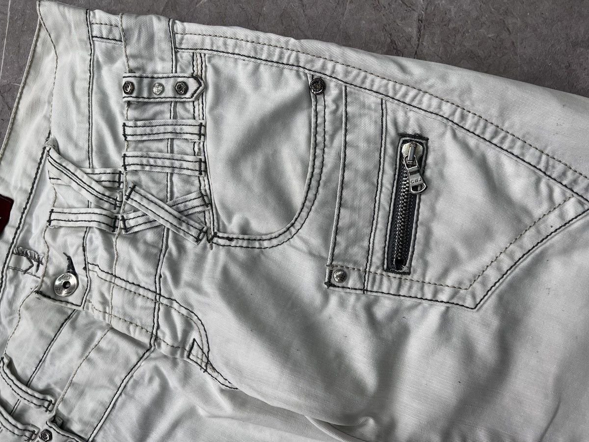 Emporio Armani × If Six Was Nine × Le Grande Bleu (L.G.B.) 2000s Unknown Japanese Bondage Cargo Pants 2k style Size US 34 / EU 50 - 7 Thumbnail