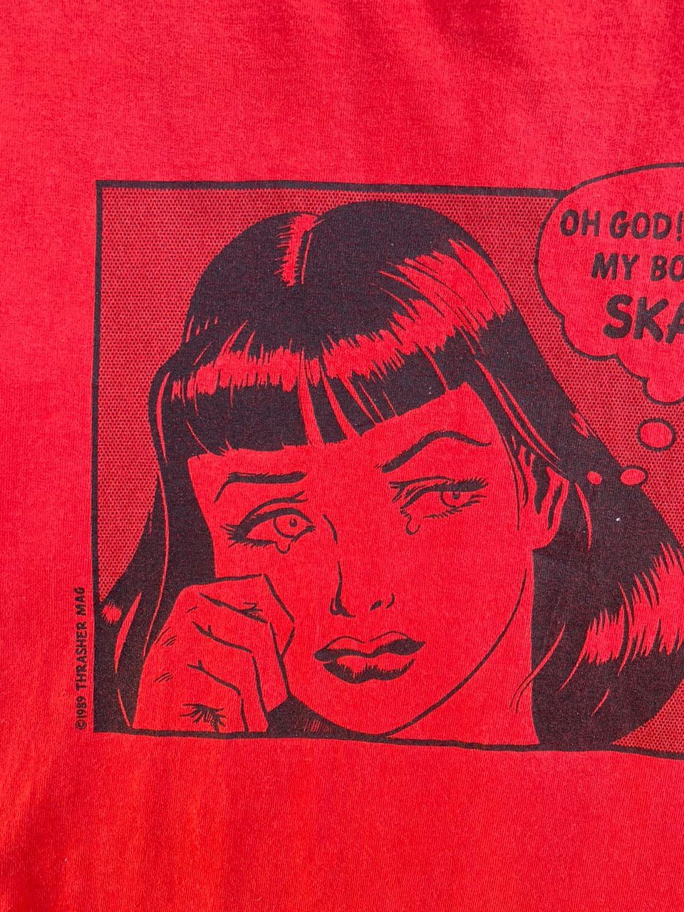 Thrasher Vintage Late 90s Thrasher Magazine My Boyfriend Tees Size US M / EU 48-50 / 2 - 4 Thumbnail