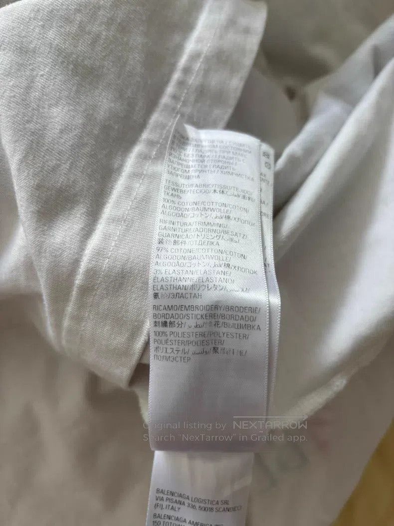 Balenciaga Balenciaga Letter print plain knit long-sleeve T-shirt Size US S / EU 44-46 / 1 - 6 Thumbnail